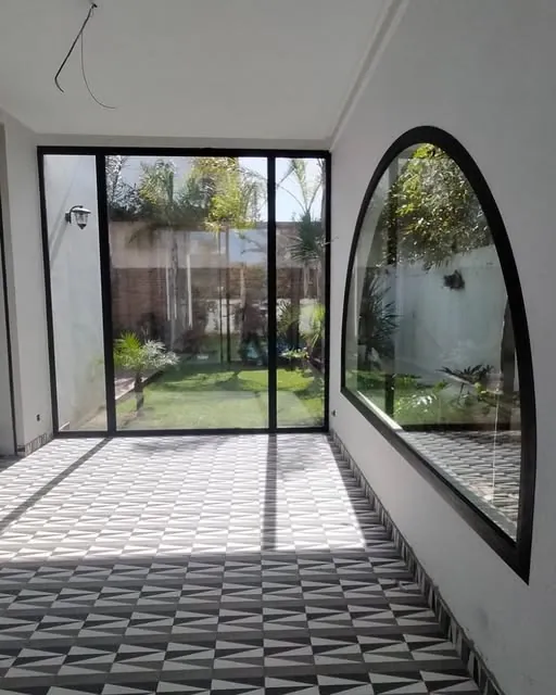 Ouverture en arche sur jardin